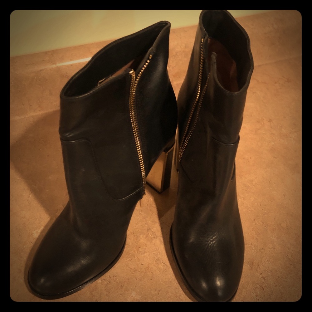 Calvin Klein black booties